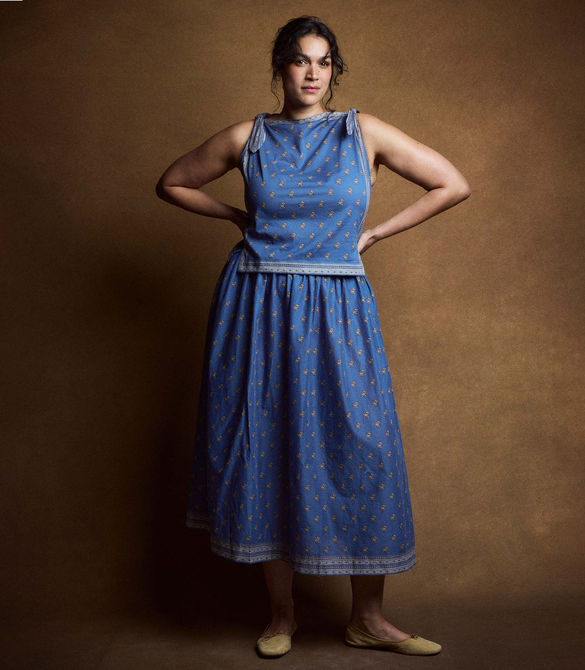 AMALIA TOP -- EARTHA PAISLEY