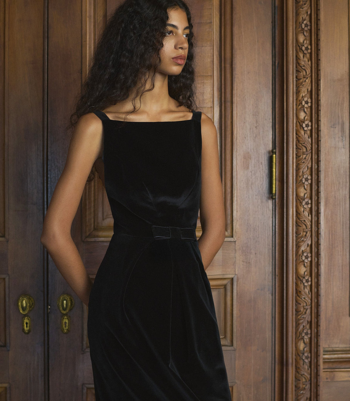 CHANSELLE DRESS -- BLACK