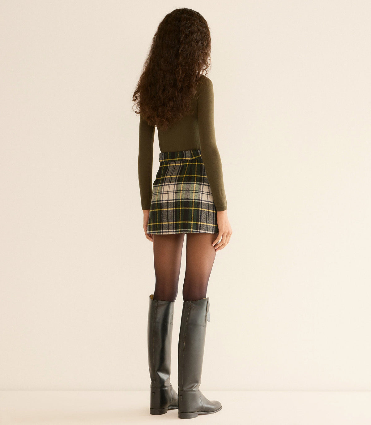 CHIERI SKIRT -- MACGRAW PLAID