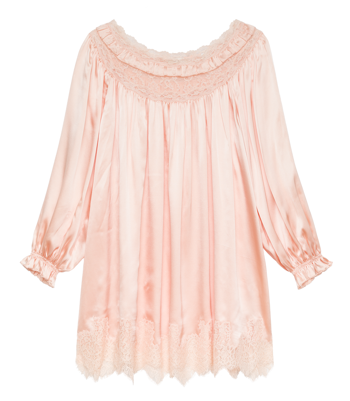 CICELY DRESS -- PEACH SORBET