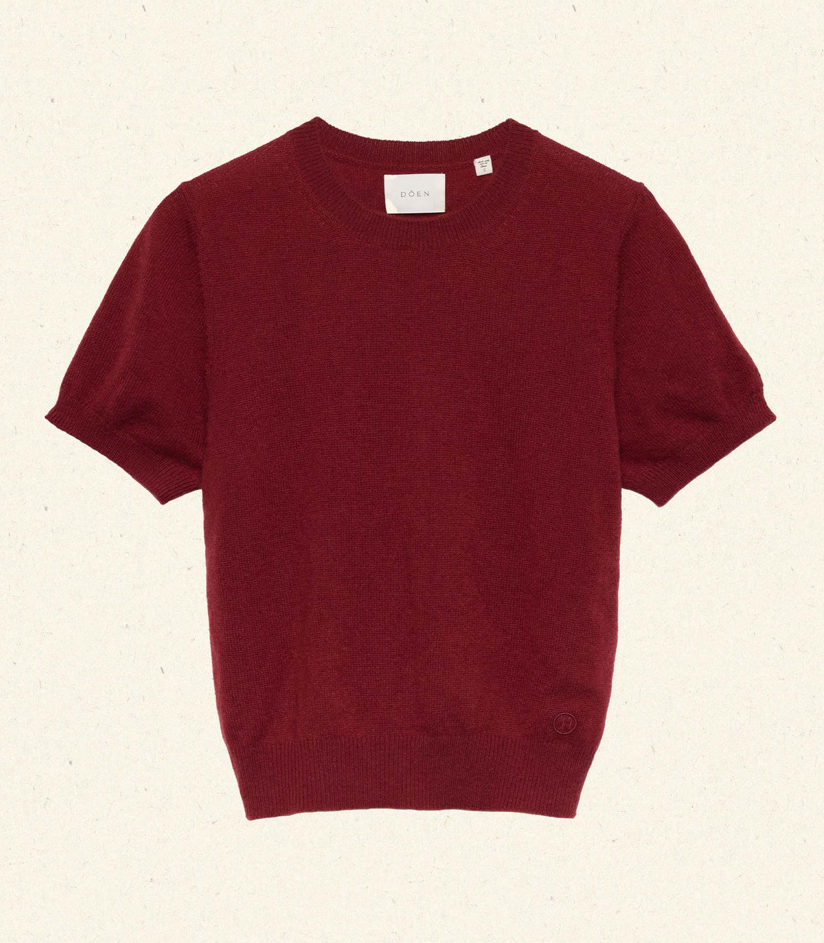 COLOMBE CASHMERE TOP -- MALBEC