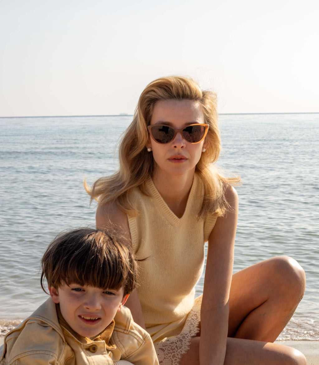 DÔEN BY GARRETT LEIGHT DOYENNE SUNGLASSES -- MINK