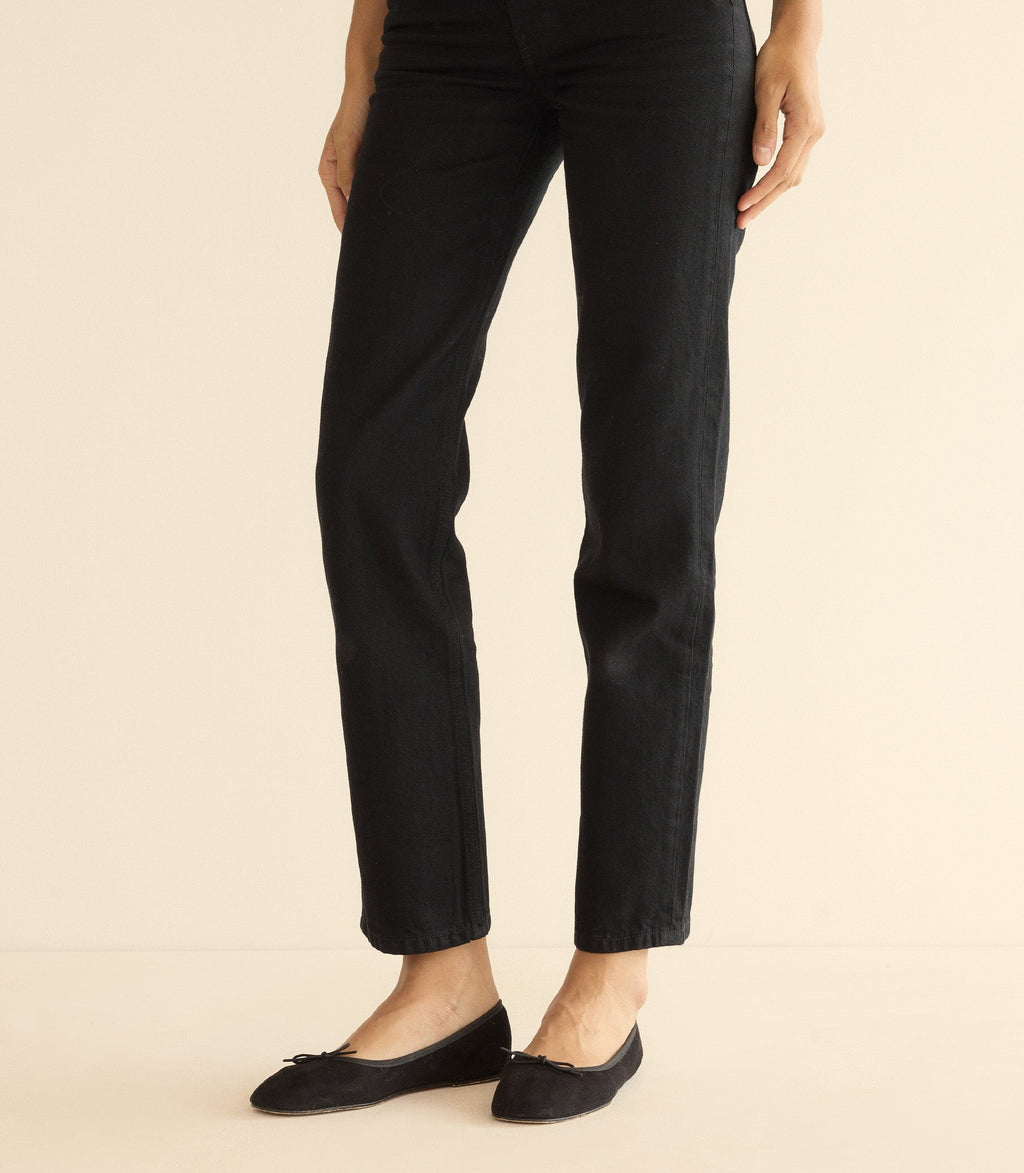 ELENI MARY JANE -- BLACK SUEDE