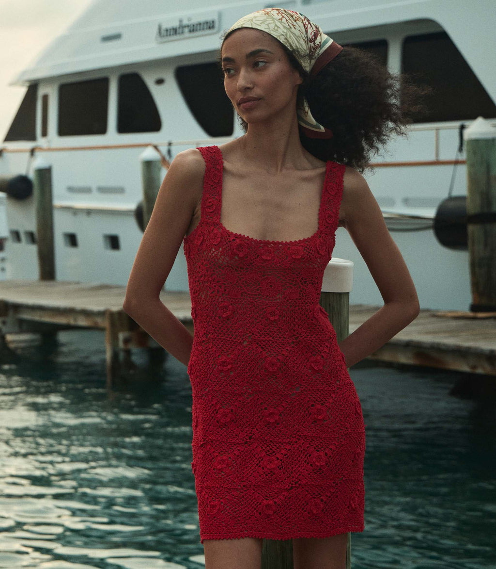 ELOISE DRESS -- RUBY
