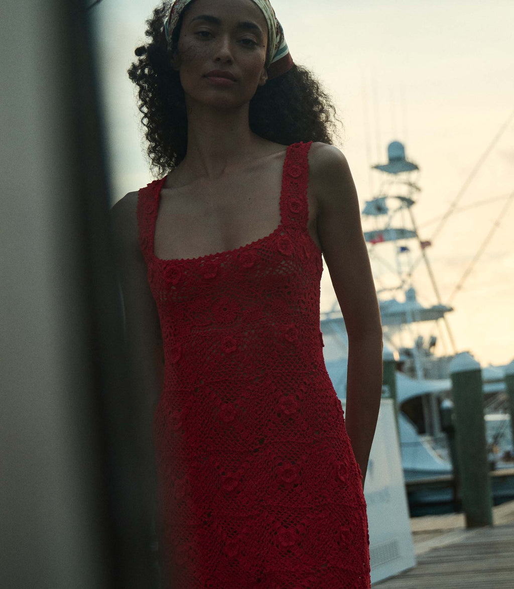 ELOISE DRESS -- RUBY