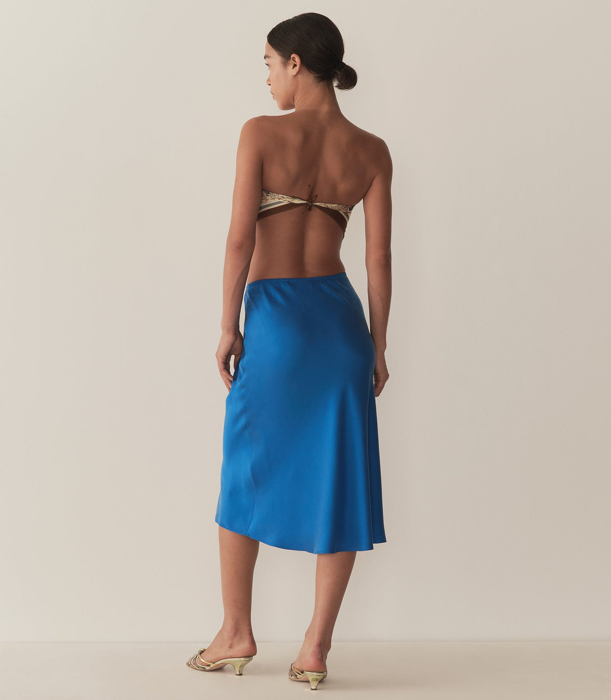 ELOWENA SKIRT -- BLUE TOURMALINE