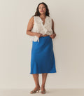 ELOWENA SKIRT -- BLUE TOURMALINE