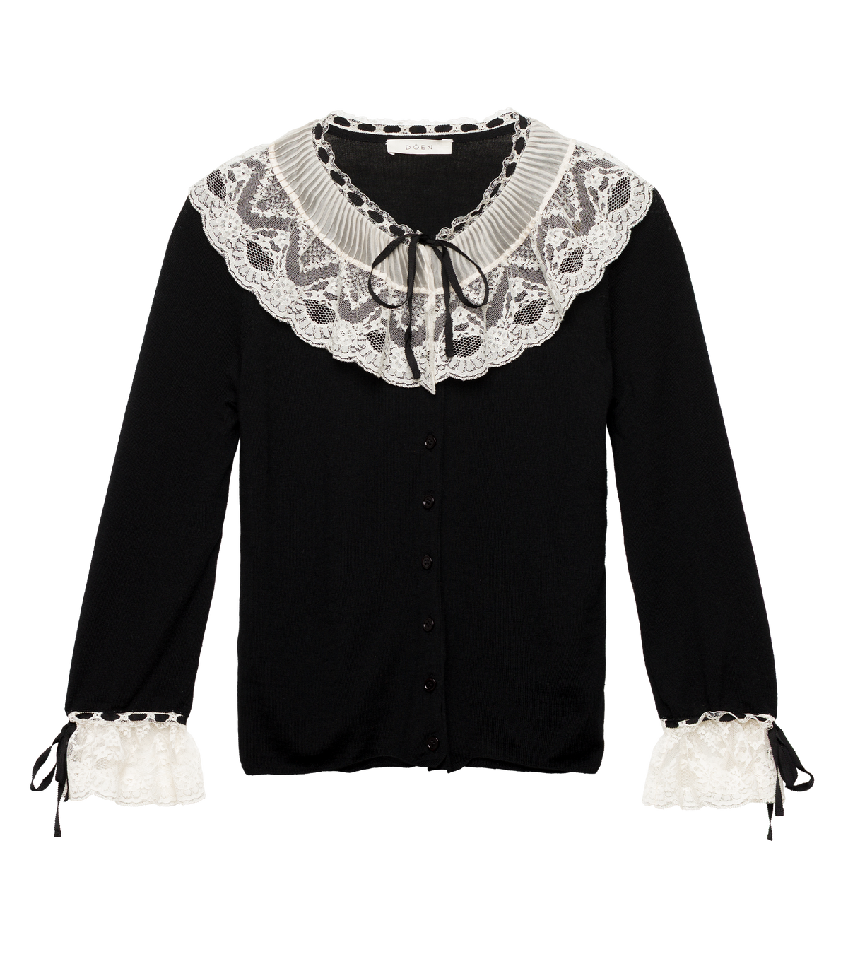 EMILIENNE CARDIGAN -- BLACK