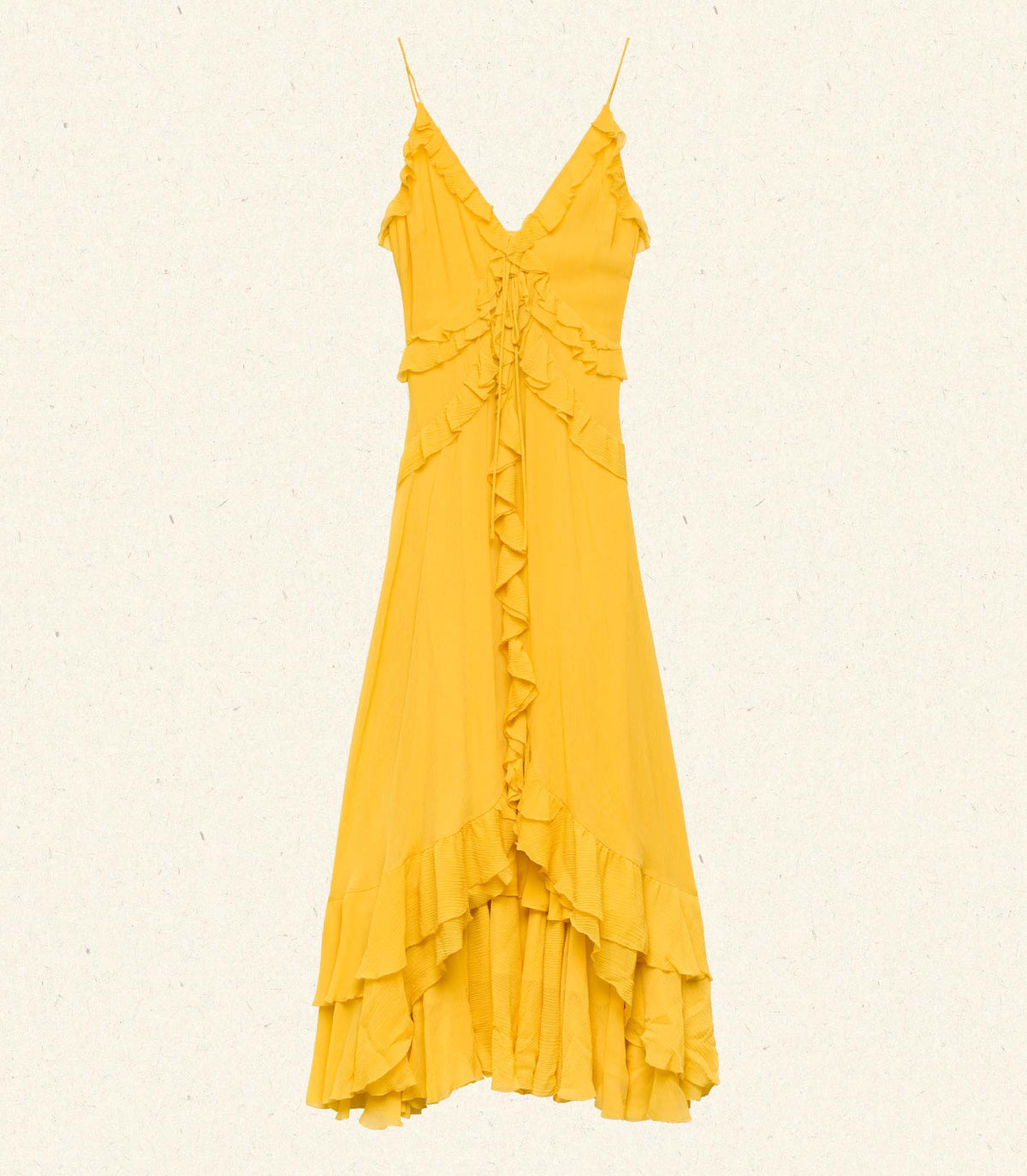 EVELINA DRESS -- GOLDEN ACACIA