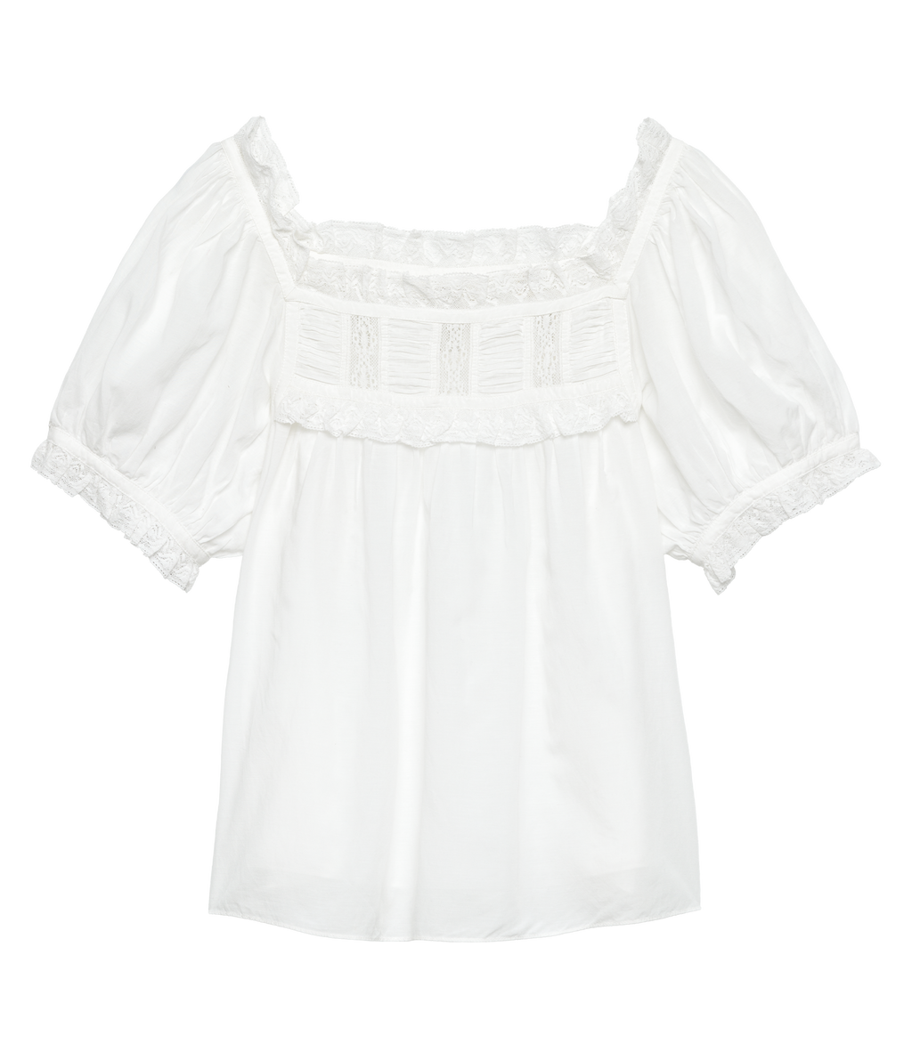 FRANCES TOP -- SALT LACE