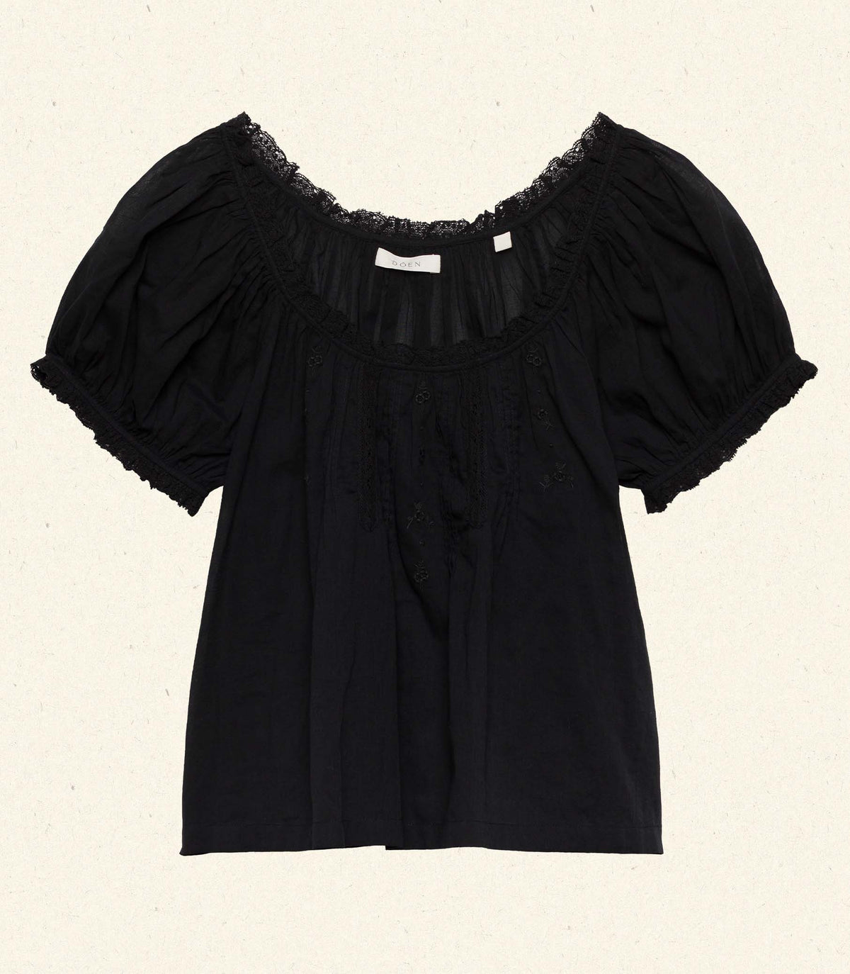 FREDERICA TOP -- BLACK