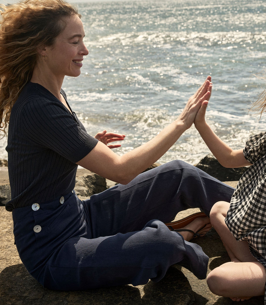 GLENNE PANT -- NAVY