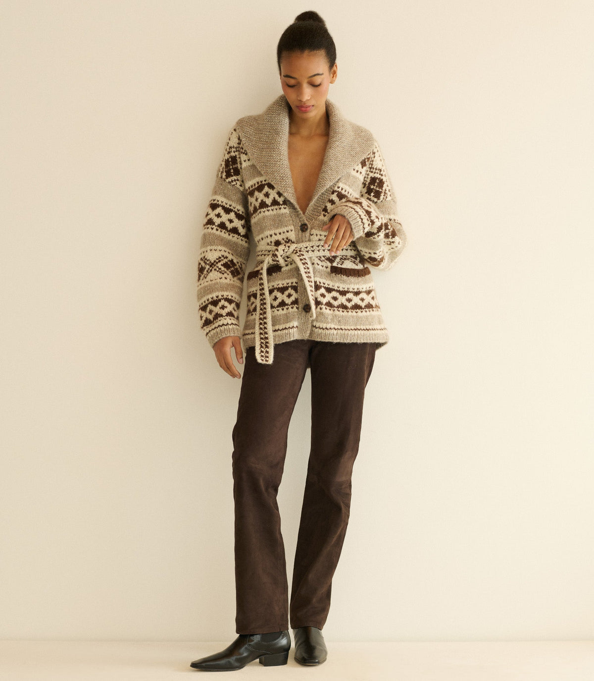 HALE CARDIGAN -- RAINER JACQUARD