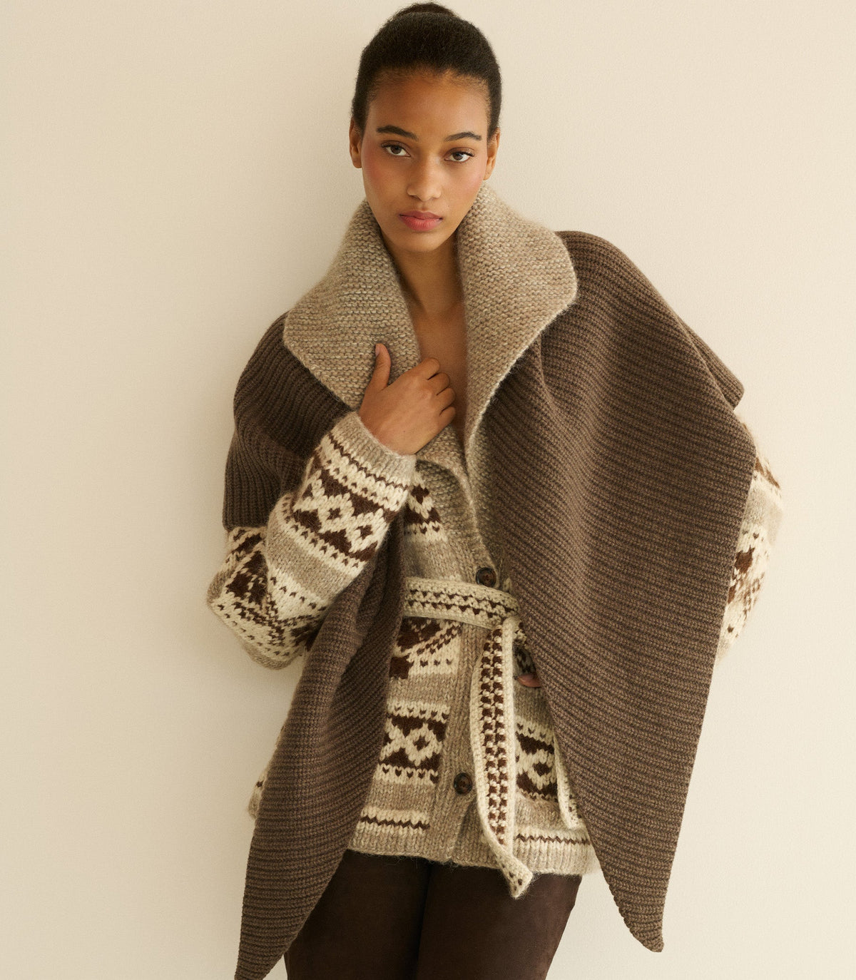 HALE CARDIGAN -- RAINER JACQUARD