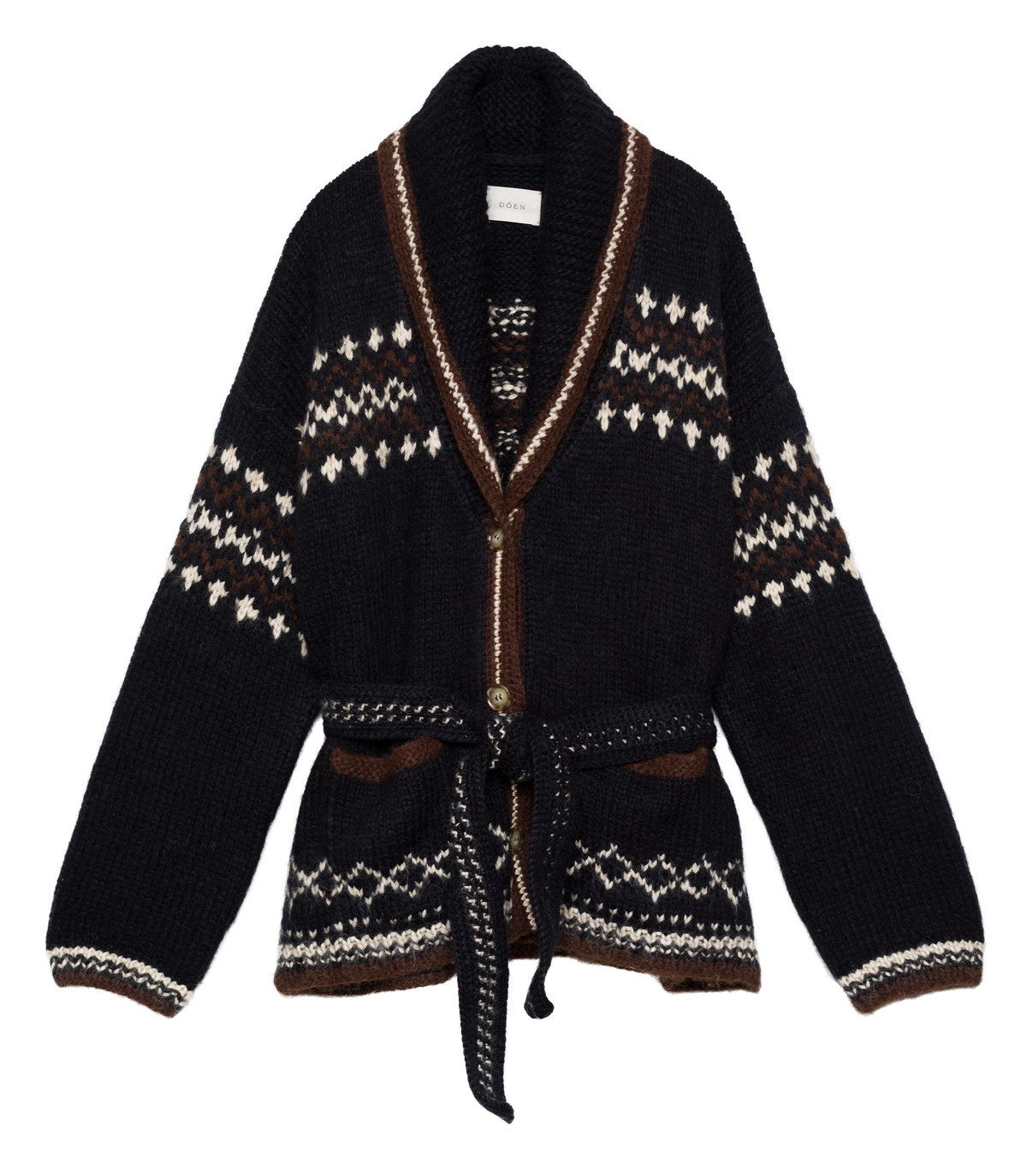 HALE CARDIGAN -- WHIDBEY JACQUARD