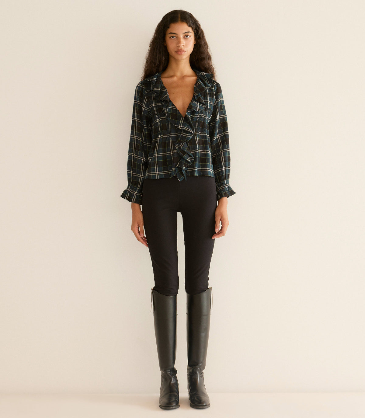 HARDY TOP -- AMBLE PLAID