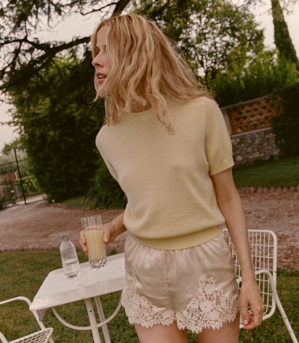 COLOMBE CASHMERE TOP -- GATEAU