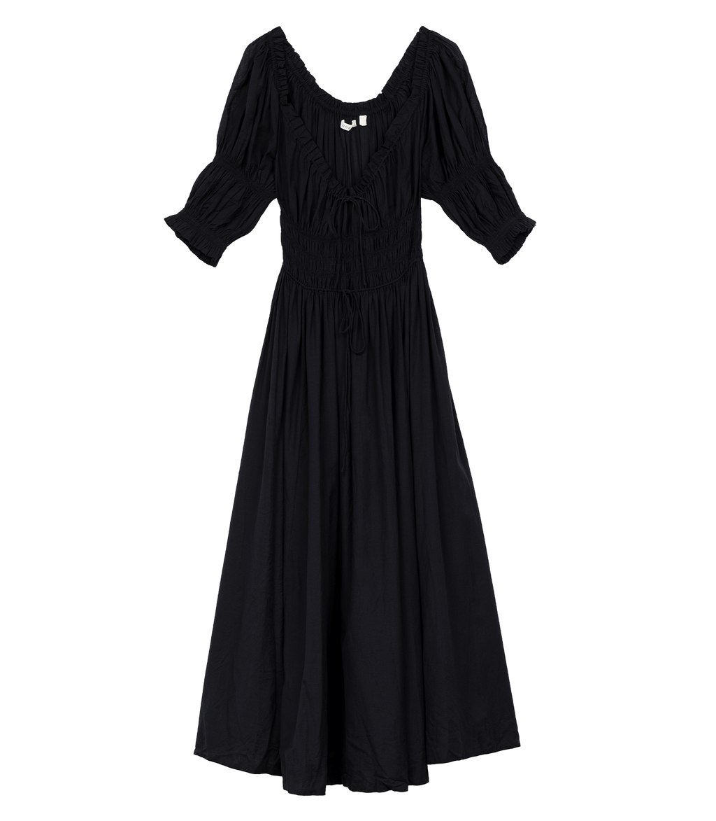 ISCHIA DRESS -- BLACK