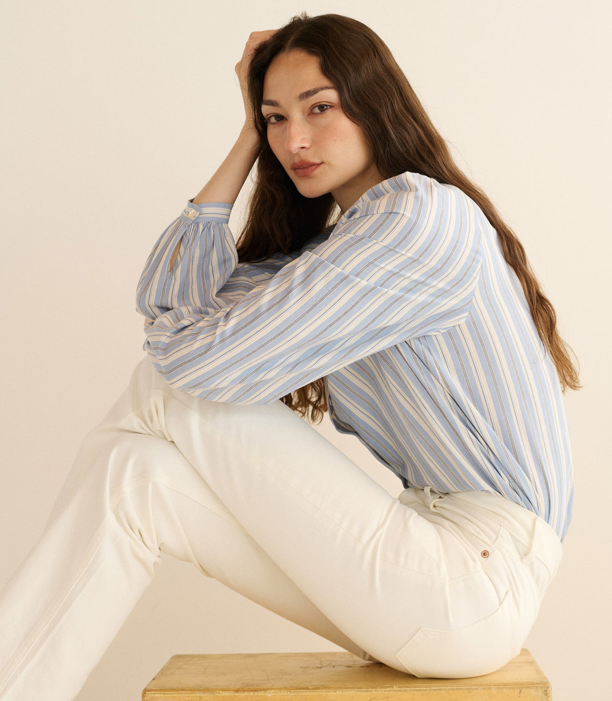 JULIENNE TOP -- LOIRET STRIPE