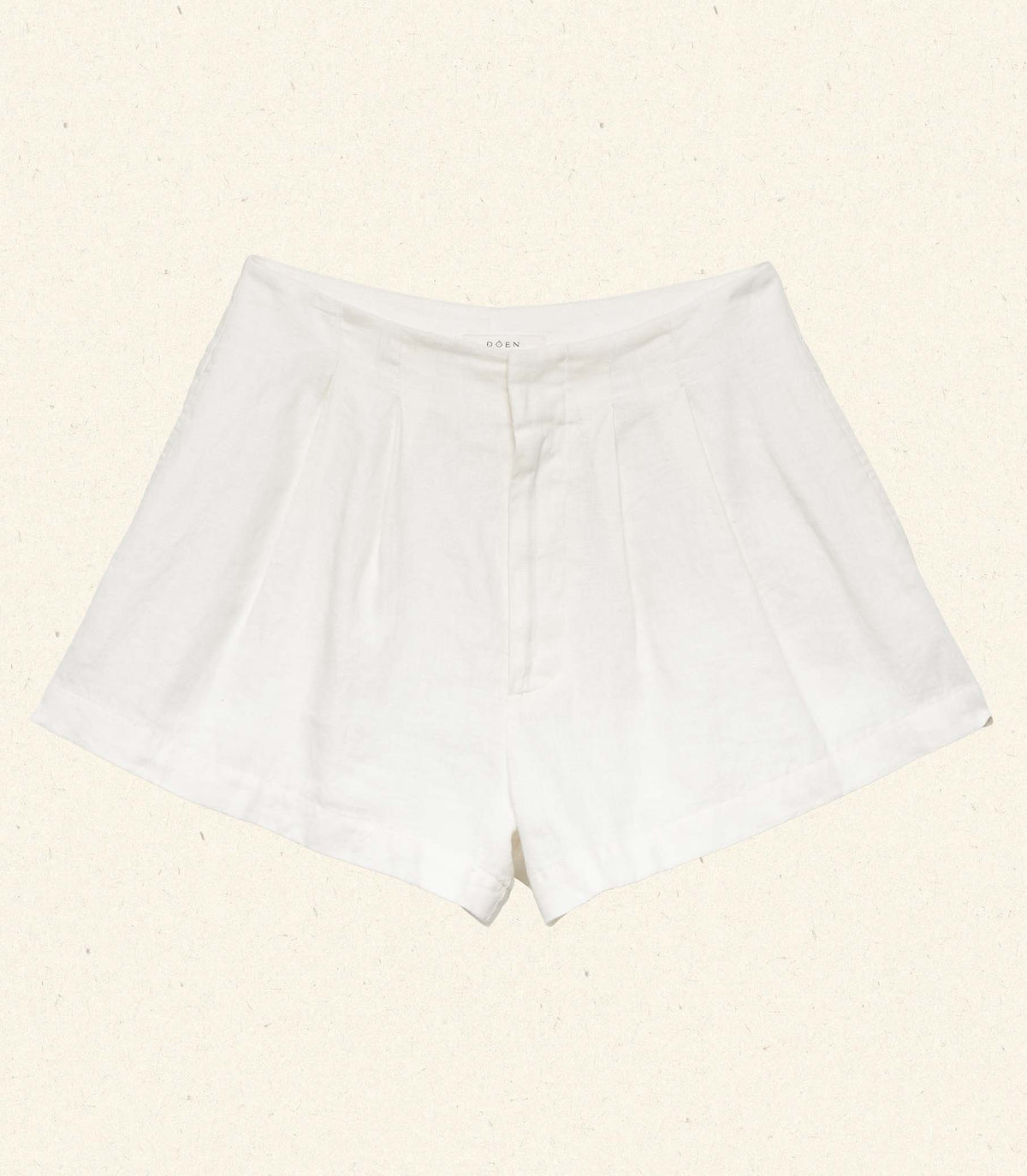 LARUE LINEN SHORT -- SALT