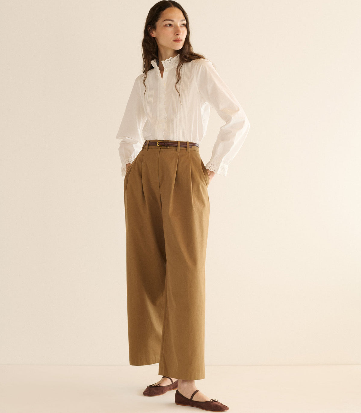 LEANDRA TOP -- SALT