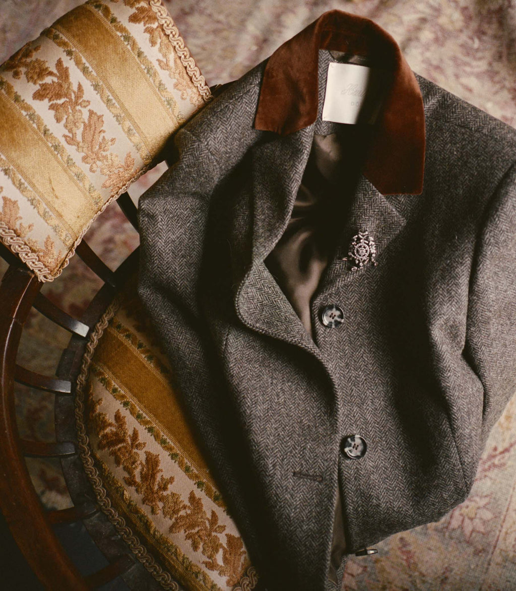 LENNON BLAZER -- ENGLISH HERRINGBONE