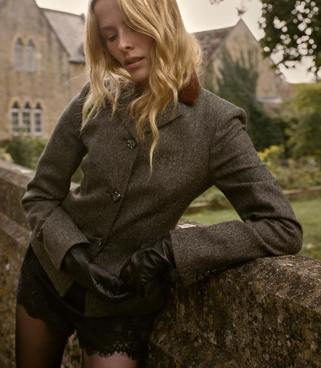 LENNON BLAZER -- ENGLISH HERRINGBONE