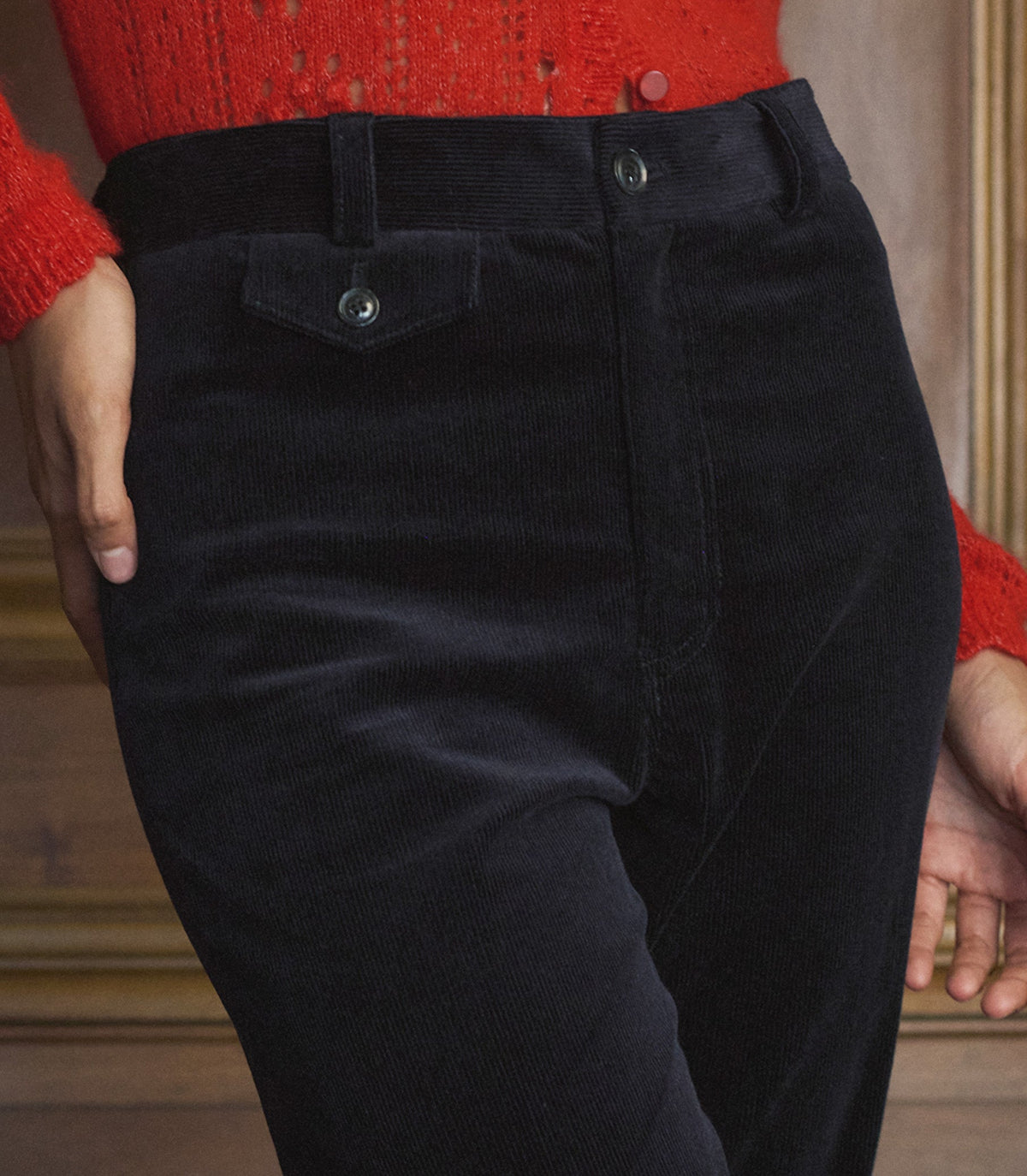 NADINE PANT -- BLACK