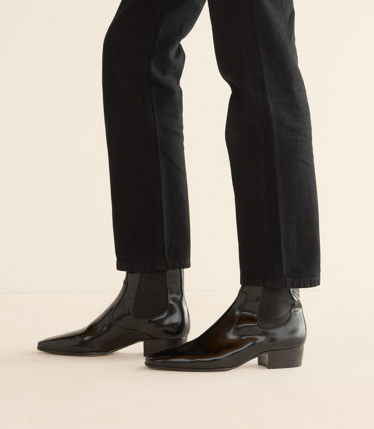 NORMANDY BOOT -- BLACK BOX CALF