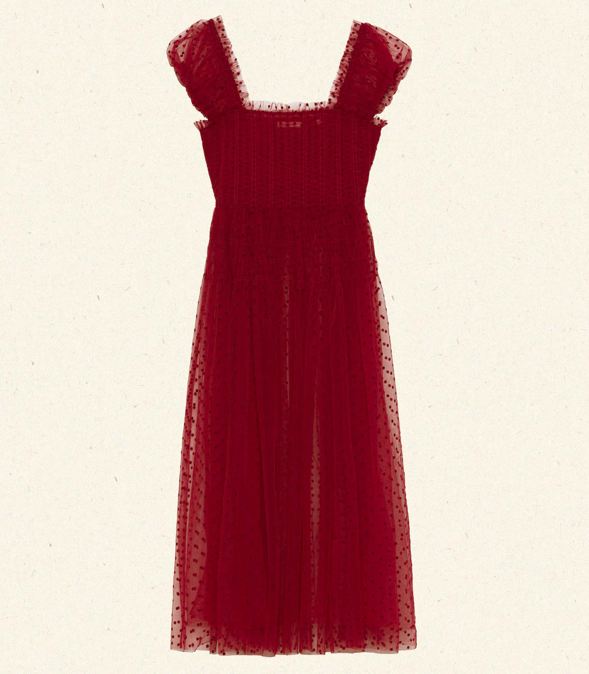 PAMELINA DRESS -- ROSSO