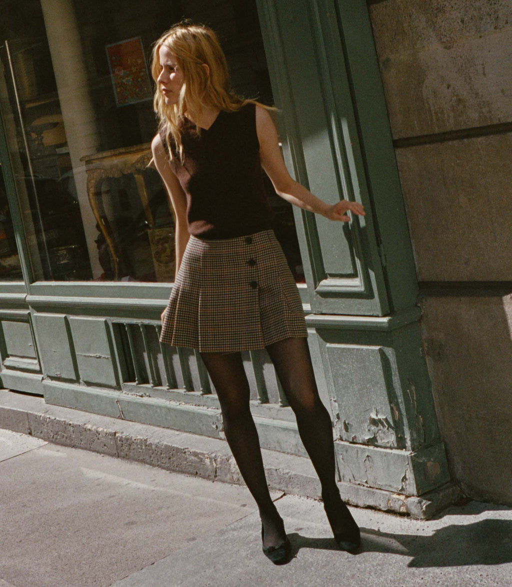 PARTRIDGE SKIRT -- CRAWFORD CHECK
