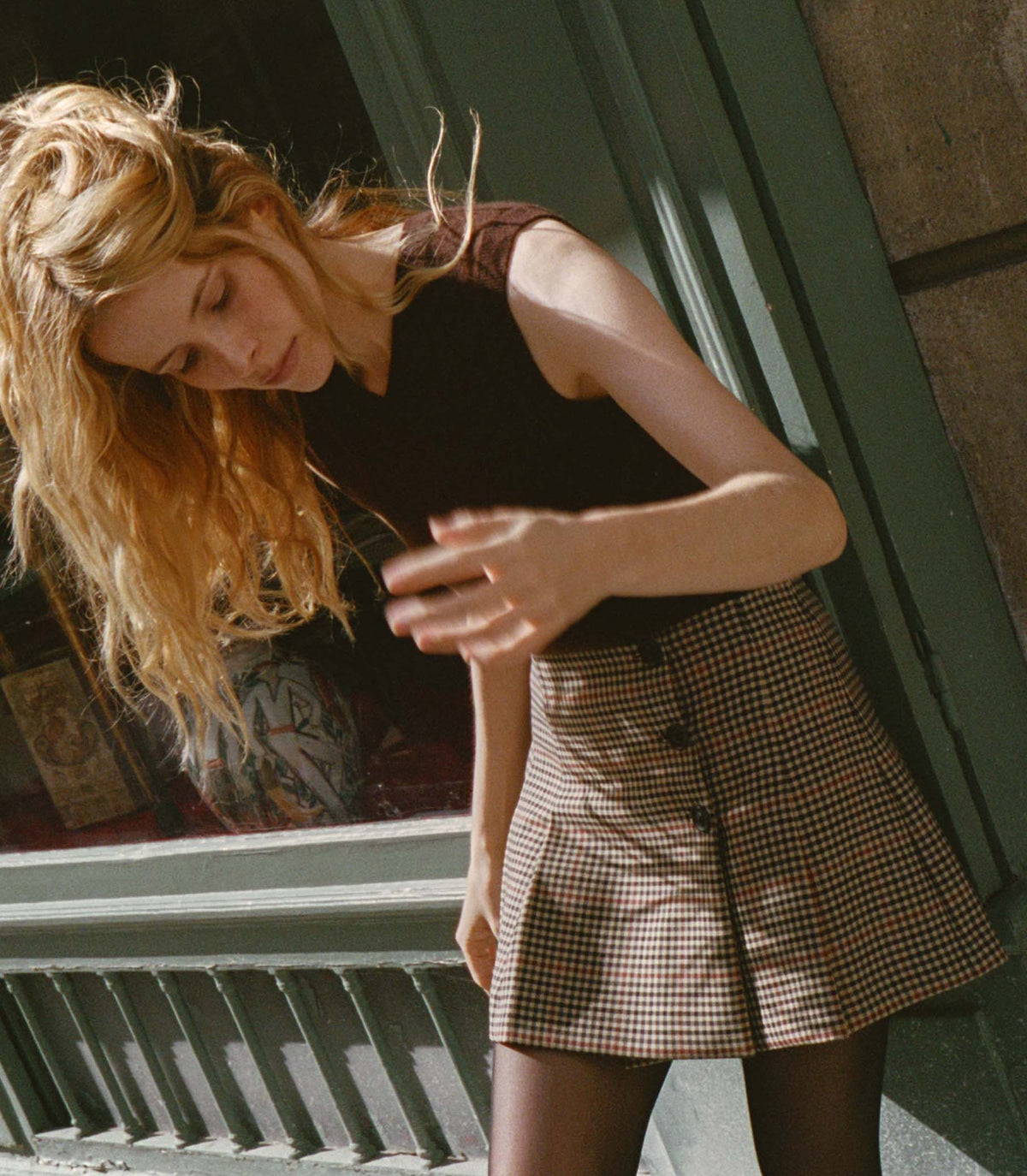 PARTRIDGE SKIRT -- CRAWFORD CHECK