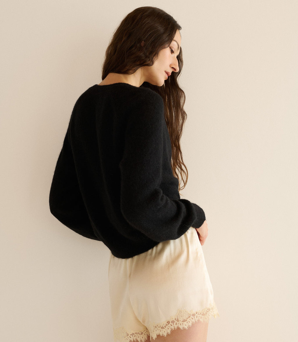 PETRA CARDIGAN -- BLACK