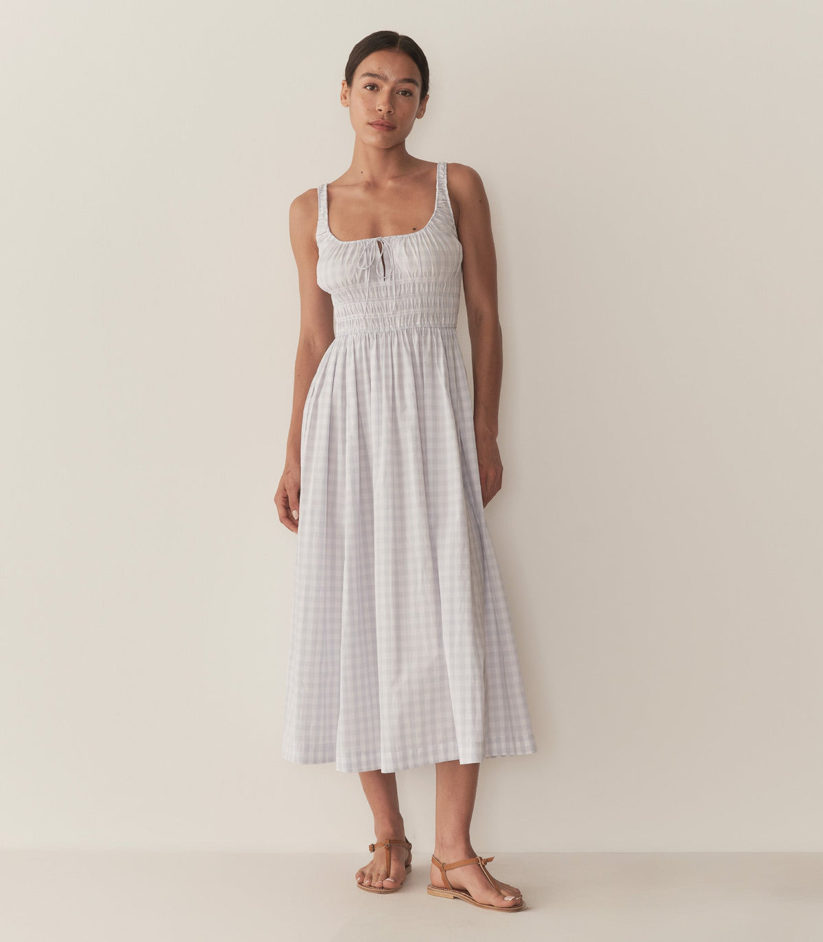 QUILLA DRESS -- MARJORIE GINGHAM