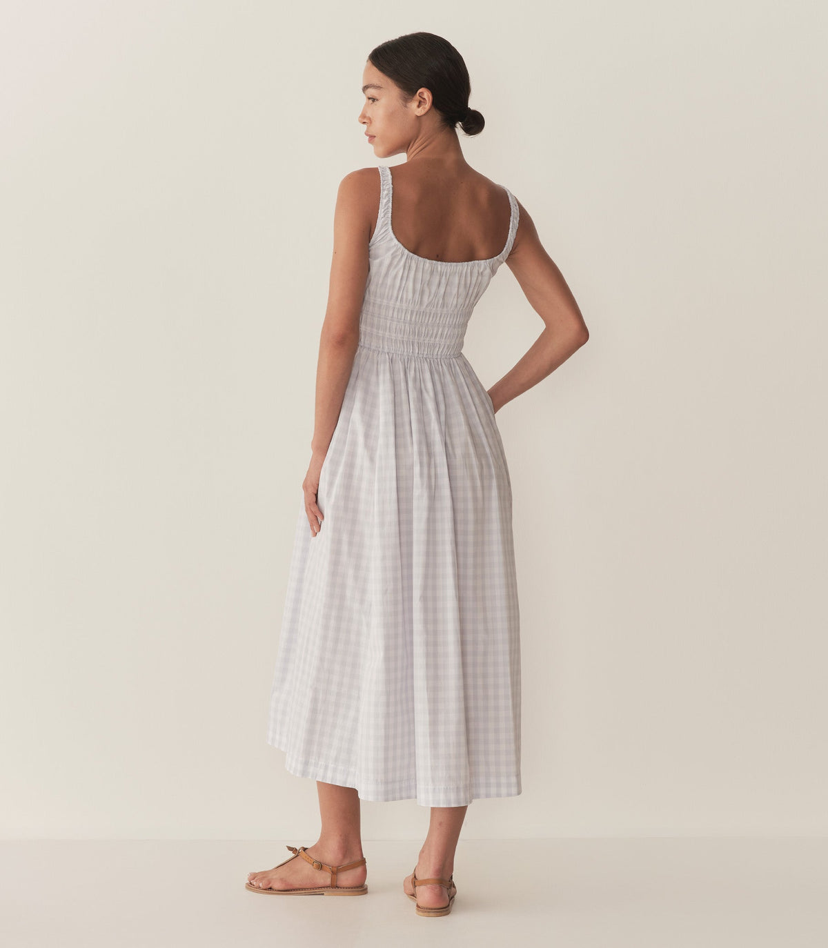 QUILLA DRESS -- MARJORIE GINGHAM