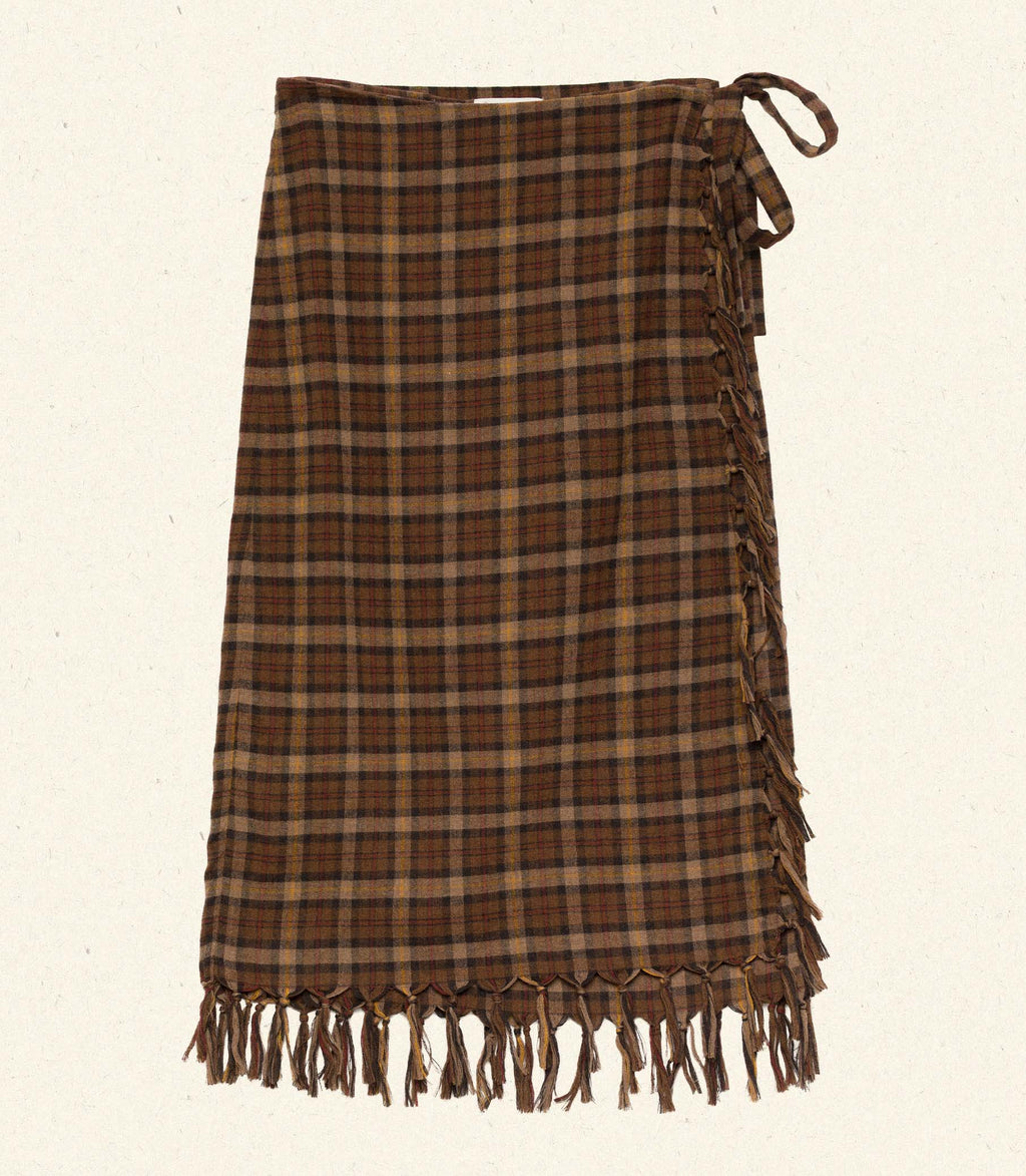 SASKIA SKIRT -- CORNWALL PLAID