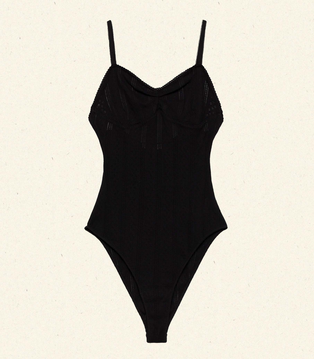SIGRID BODYSUIT -- BLACK