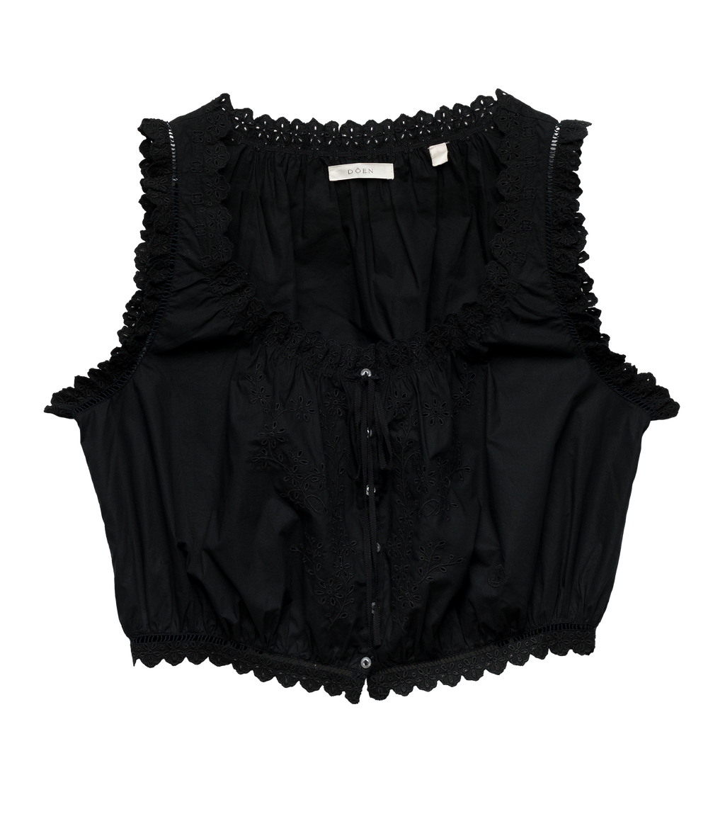TRAVELER TOP -- BLACK