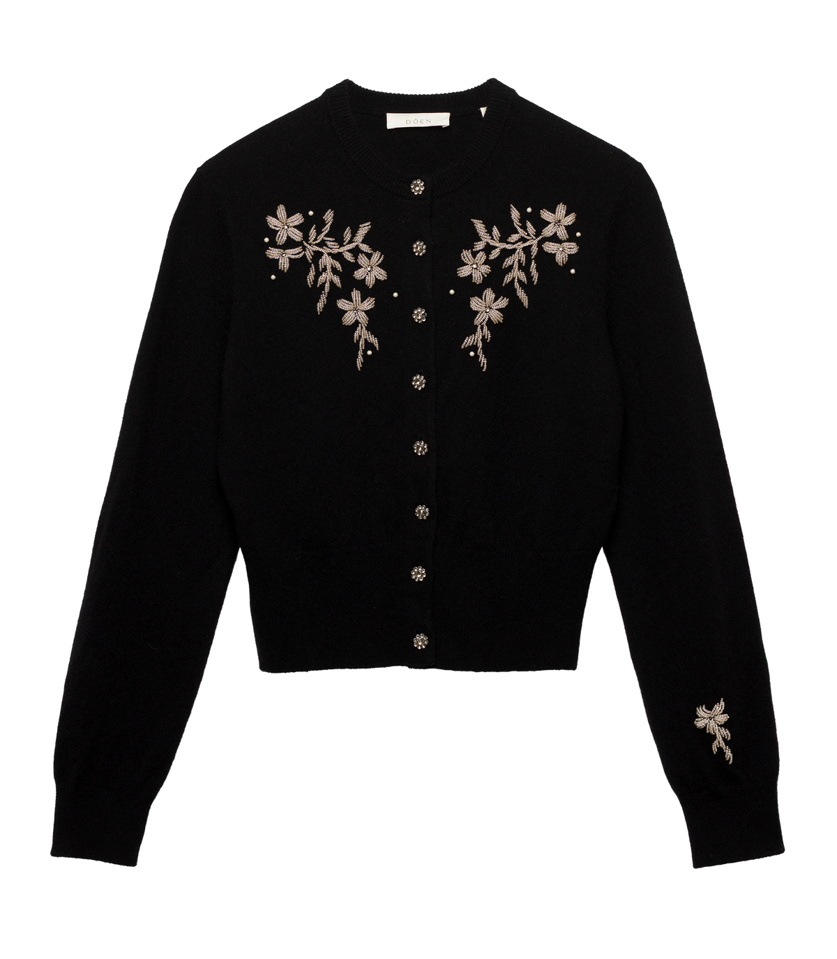 TRESOR CARDIGAN -- BLACK