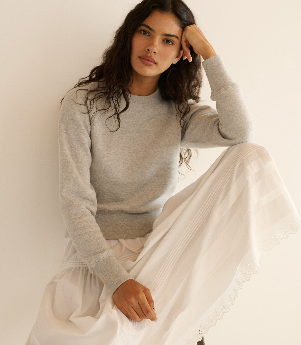 VELMA SWEATSHIRT -- HEATHER GREY