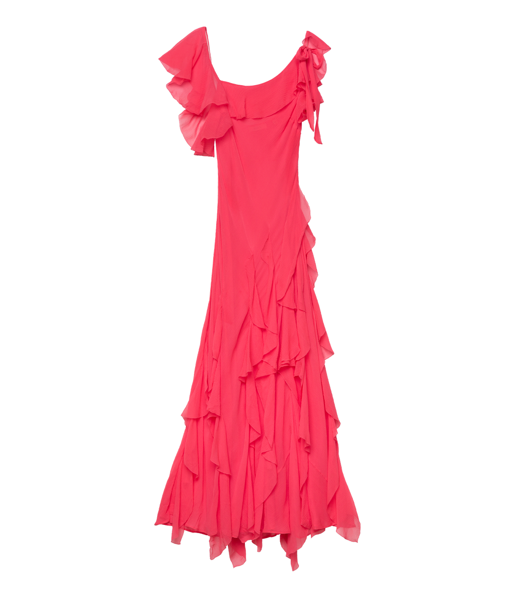 ZELIA DRESS -- BOUGAINVILLEA